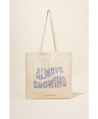Cotton On Foundation - Foundation Body Recycled Tote Bag - Always growing
