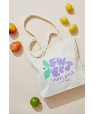 Cotton On Foundation - Foundation Body Tote Bag - Sweet fruits