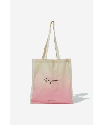 Cotton On Foundation - Supré Foundation Tote Bag - Pink fade
