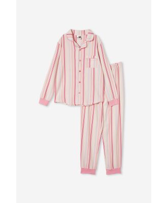 Cotton On Kids - Angeline Long Sleeve Pyjama Set - Crystal pink/multi stripe