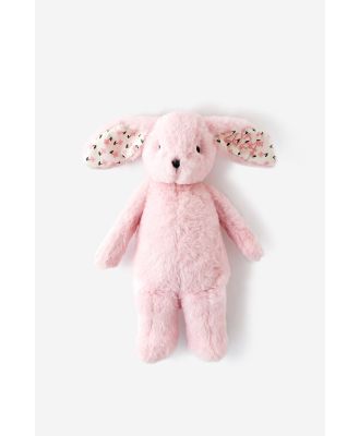 Cotton On Kids - Baby Snuggle Toy - Personalised - Crystal pink floral/bunny