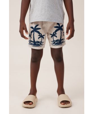 Cotton On Kids - Bailey Board Short - Rainy day/in the navy palm