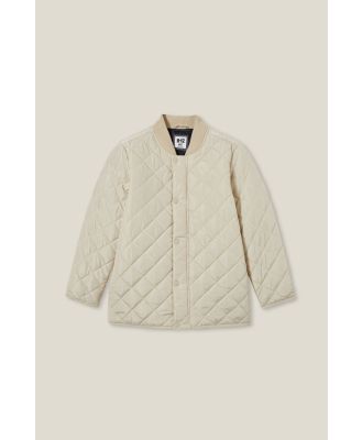 Cotton On Kids - Brady Quilted Jacket - Rainy day