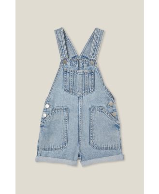 Cotton On Kids - Edith Denim Shortall - Blue acid wash