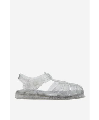 Cotton On Kids - Elsie Jelly Sandal - Silver glitter