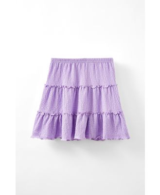 Cotton On Kids - Hallie Tiered Skirt - Lilac drop