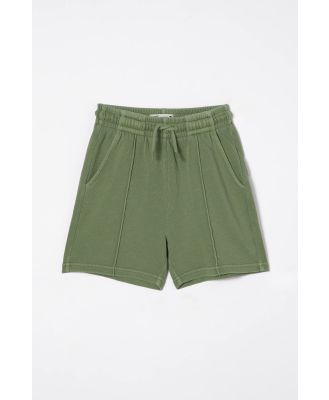 Cotton On Kids - Henry Slouch Short - Deep sage garment dye