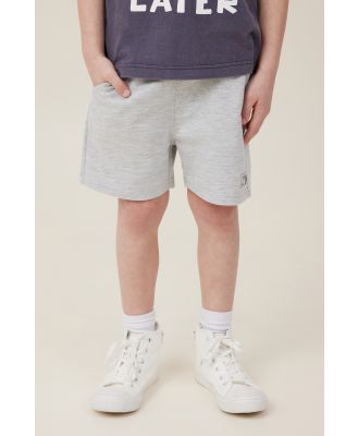 Cotton On Kids - Henry Slouch Short - Fog grey marle core