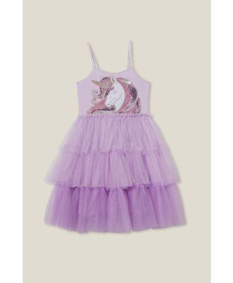 Cotton On Kids - Iris Dress Up Dress - Pale topaz/unicorn