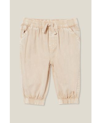 Cotton On Kids - Jace Relaxed Pant - Semolina wash