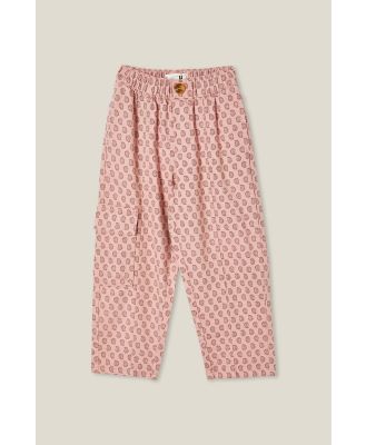 Cotton On Kids - Katie Cargo Pant - Marshmallow/perry paisley