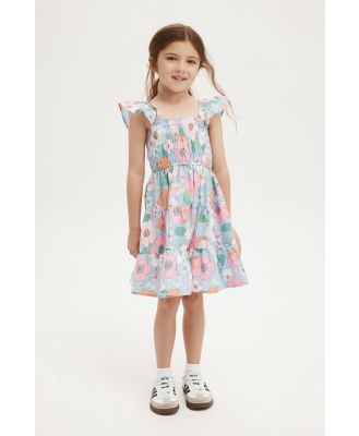 Cotton On Kids - Kennedy Tiered Dress - Open air/margot floral