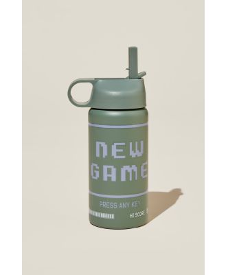 Cotton On Kids - Kids On-The-Go Drink Bottle - Swag green/new game