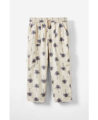 Cotton On Kids - Landon Cargo Pant - Rainy day/rabbit grey palm