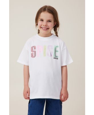 Cotton On Kids - License Drop Shoulder Short Sleeve Tee - Lcn bra spicegirls/white