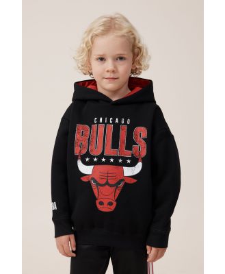 Cotton On Kids - License Emerson Hoodie - Lcn nba black/chicago bulls