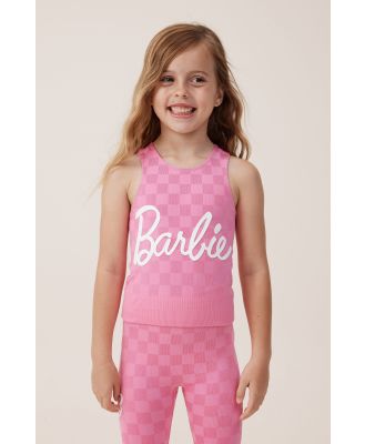 Cotton On Kids - License Kali Seamfree Tank - Lcn mat barbie/pink gerbera