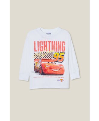 Cotton On Kids - License Long Sleeve Tee - Lcn dis white/lightning 95