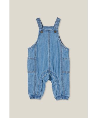 Cotton On Kids - Max Overall - Airlie light blue wash