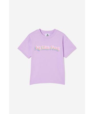 Cotton On Kids - My Little Pony Drop Shoulder Short Sleeve Tee - Lcn has my little pony/lilac drop