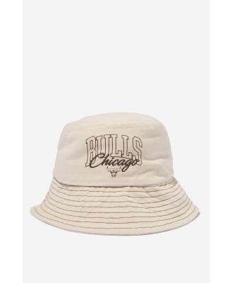 Cotton On Kids - NBA Chicago Bulls Kids Bucket Hat - Lcn nba chicago bulls/rainy day