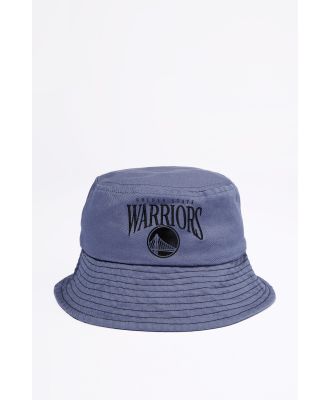 Cotton On Kids - NBA Golden State Warriors Kids Bucket Hat - Lcn nba golden state warriors/steel