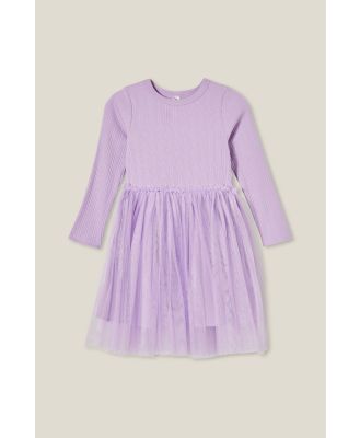 Cotton On Kids - Nova Long Sleeve Dress Up Dress - Lilac drop