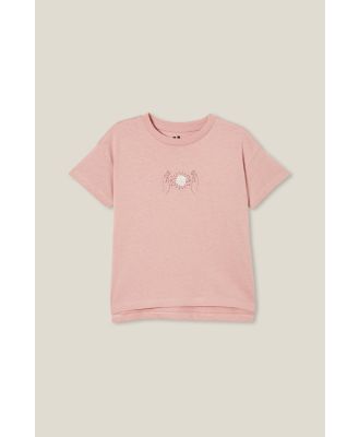 Cotton On Kids - Poppy Short Sleeve Graphic Print Tee - Zephyr/magic and stardust