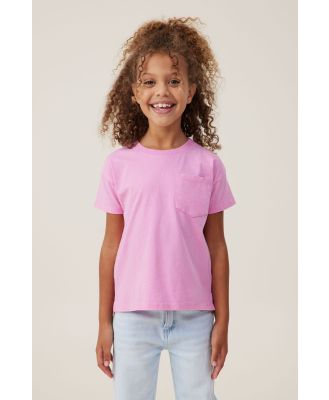 Cotton On Kids - Poppy Short Sleeve Print Tee - Pink gerbera/snow wash