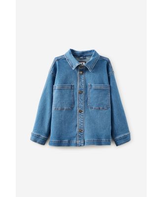 Cotton On Kids - Regular Denim Jacket - Bondi mid blue