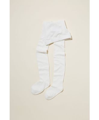 Cotton On Kids - Solid Tights - Vanilla white