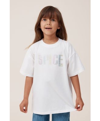 Cotton On Kids - Spice Girls Drop Shoulder Short Sleeve Tee - Lcn bra spice girls/white