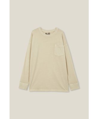 Cotton On Kids - The Eddy Essential Long Sleeve Tee - Rainy day wash