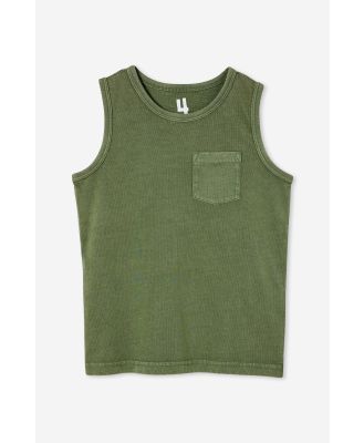 Cotton On Kids - The Essential Tank - Swag green wash