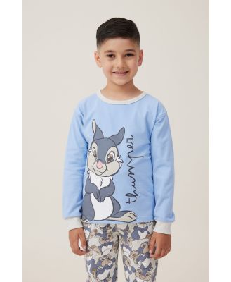 Cotton On Kids - Thumper Ace Long Sleeve Pyjama Set Licensed - Lcn dis dusk blue/thumper
