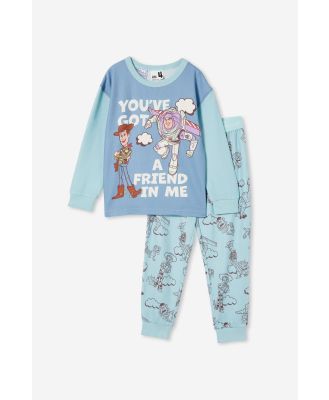 Cotton On Kids - Toy Story Chuck Long Sleeve Pyjama Set - Lcn dis stone green/toy story let's play