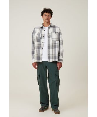 Cotton On Men - Baggy Cargo Pant - Trekking green ripstop