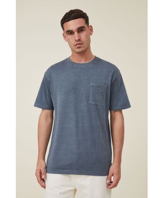 Cotton On Men - Organic Loose Fit T-Shirt - Dusty denim