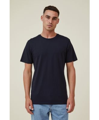 Cotton On Men - Organic Regular Fit Crew T-Shirt - Ink navy