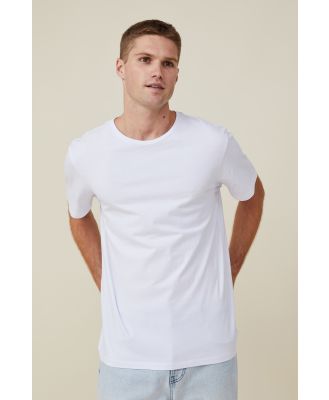 Cotton On Men - Organic Regular Fit Crew T-Shirt - White