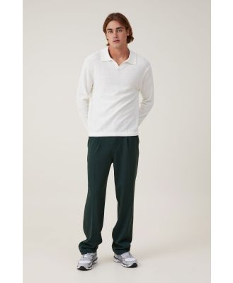 Cotton On Men - Relaxed Pleated Pant - Deep teal