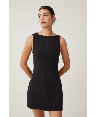 Cotton On Women - Bella Boat Neck Mini Dress - Black