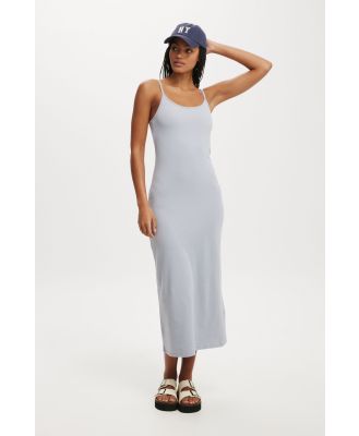 Cotton On Women - Bella Slip Maxi Dress - Light steel