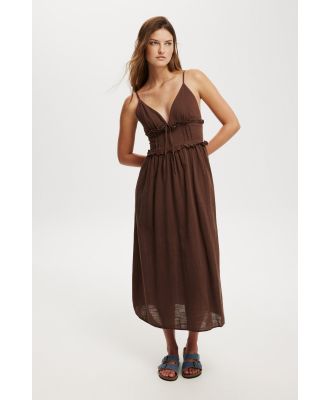 Cotton On Women - Blair Maxi Dress - Chocolate