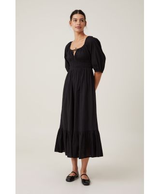 Cotton On Women - Chloe Tiered Maxi Dress - Black