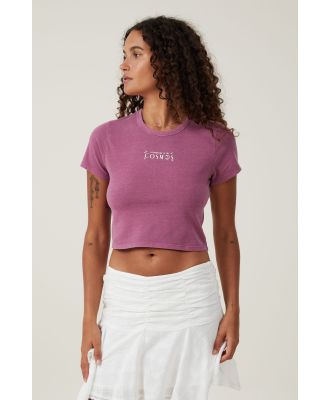Cotton On Women - Crop Fit Graphic Tee -