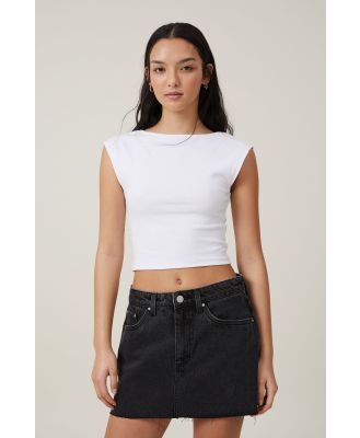 Cotton On Women - Denim Mini Skirt - Graphite black