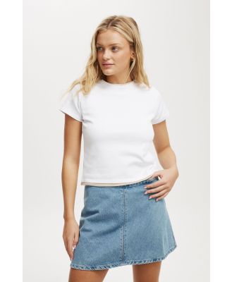 Cotton On Women - Gigi Denim Mini Skirt - Breeze blue