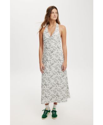 Cotton On Women - Haven Halter Maxi Dress - Phoebe paisley gardenia