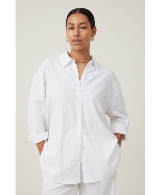 Cotton On Women - Haven Long Sleeve Shirt - White